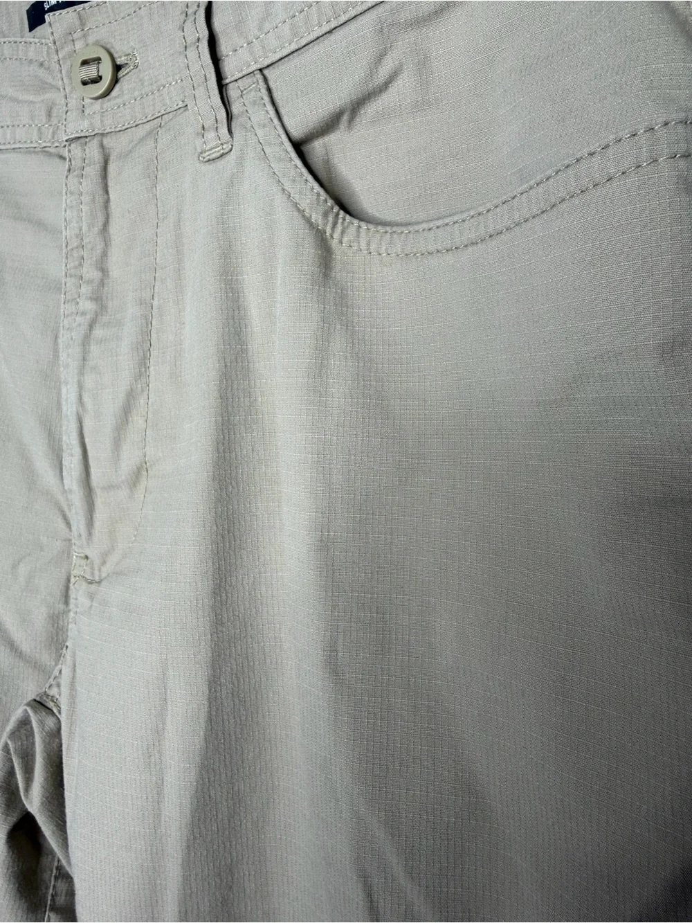 Prana Men Zion Ripstop Slim Pant Size 32x32 Hiking Outdoor Trail beige